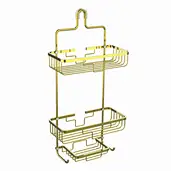 stainless steel hanging shower caddy